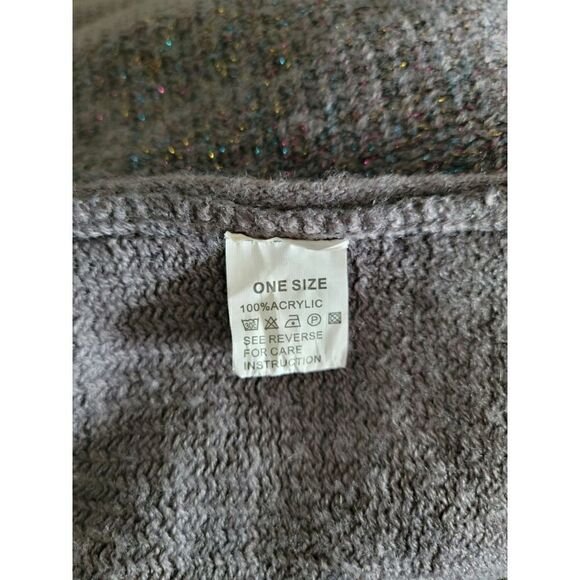 Ace Fashion Poncho Pullover Women's Sweater - Picture 7 of 7